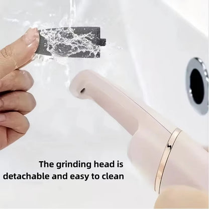 NEW USB Electric Dead Skin Pedicure Tool, Rechargeable Automatic Foot Grinder, Callus Remover with 2 Roller Heads