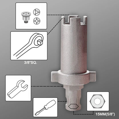 Faucet Sink Wrench Pipe, Wrenches Faucet Sink Installer Kit, Bathroom Kitchen Plumbing Repair Installation Hand Tools