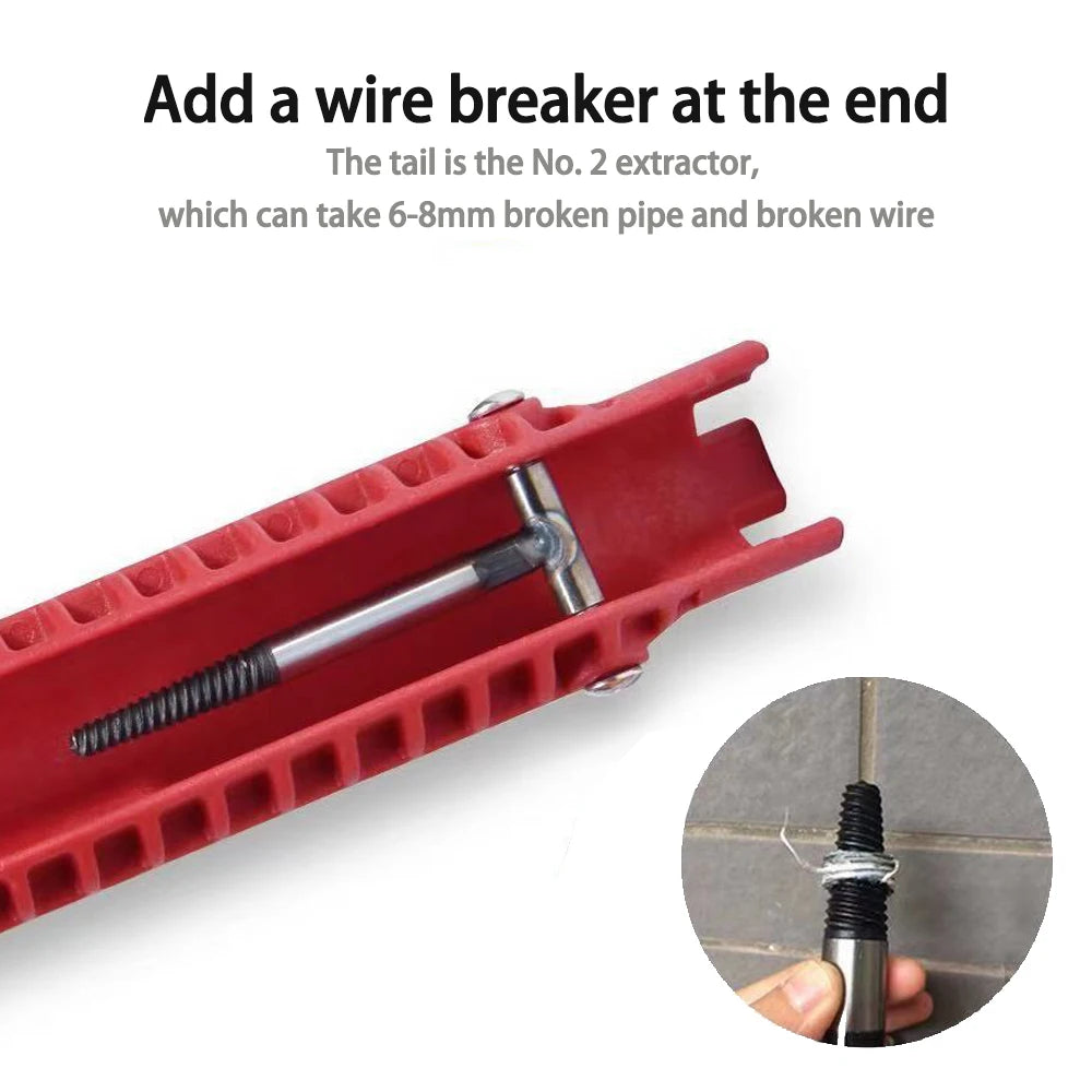 Faucet Sink Wrench Pipe, Wrenches Faucet Sink Installer Kit, Bathroom Kitchen Plumbing Repair Installation Hand Tools
