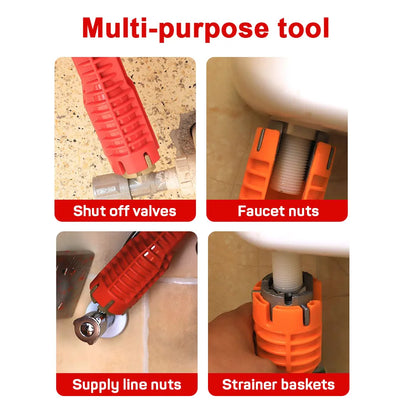 Faucet Sink Wrench Pipe, Wrenches Faucet Sink Installer Kit, Bathroom Kitchen Plumbing Repair Installation Hand Tools