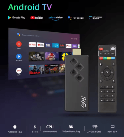 G96 8K Android TV Stick Portable Streaming Media Dongle 1