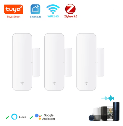 Tuya WiFi Zigbee Smart Door Sensor for Home Security