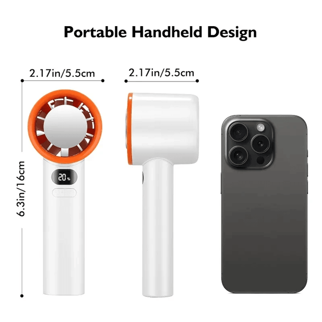 Xiaomi Mini Portable Handheld Fan With Rechargeable Cooling Modes 3