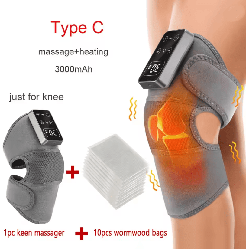 Electric Heated Knee Massager With Vibration And Hot Compress For Pain Relief 4
