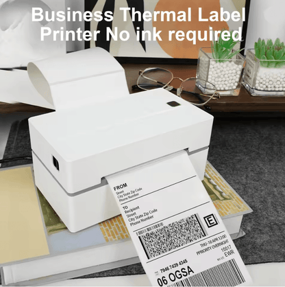 Portable Thermal Label Printer 300DPI Wireless Bluetooth USB For Small Business 1