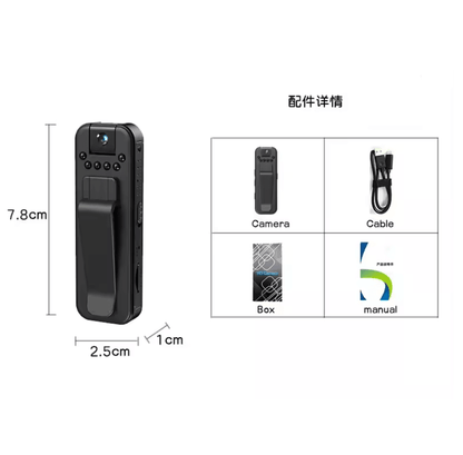 HD 1080P Mini Body Camera With Night Vision Portable Digital Video Recorder 2