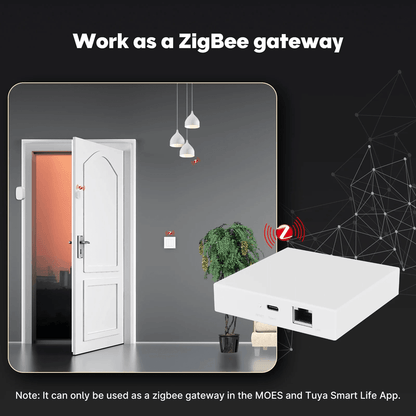 MOES Matter Gateway Smart Home Hub With Tuya Zigbee And Voice Control 1