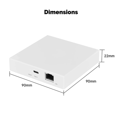 MOES Matter Gateway Smart Home Hub With Tuya Zigbee And Voice Control 4