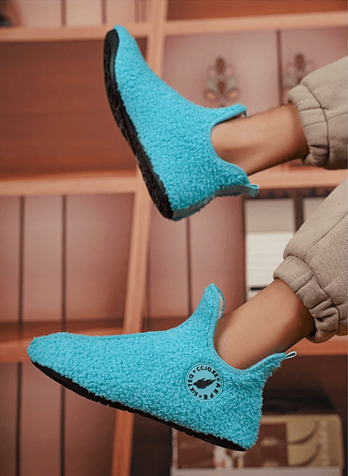 Winter Warm Indoor Slippers For Men And Women Non Slip Cotton Home Shoes 3