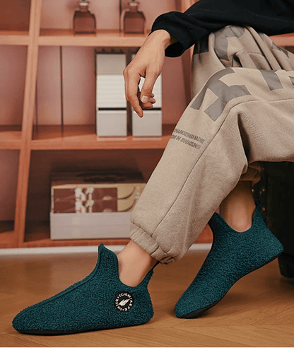 Winter Warm Indoor Slippers For Men And Women Non Slip Cotton Home Shoes 5