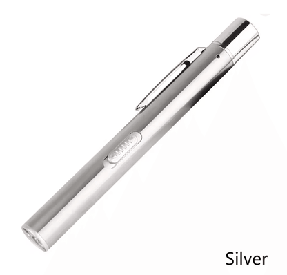 USB Rechargeable Medical Pen Light LED Nursing Flashlight With Pocket Clip 2