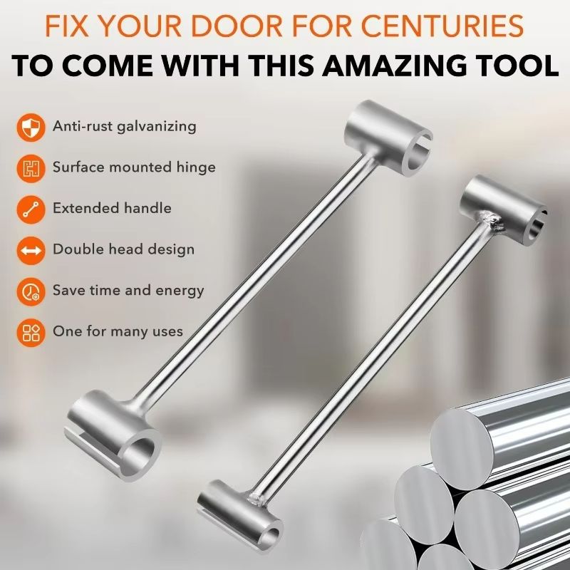 2in1 Adjustable Door Hinge Wrench  Double Head Repair Spanner 5
