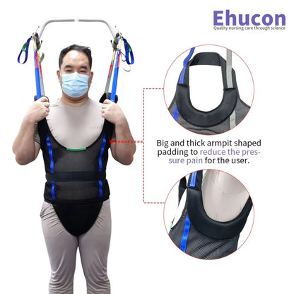 Ehucon Comfort Padded Patient Lift Sling  Portable Hoyer Walking Harness 3