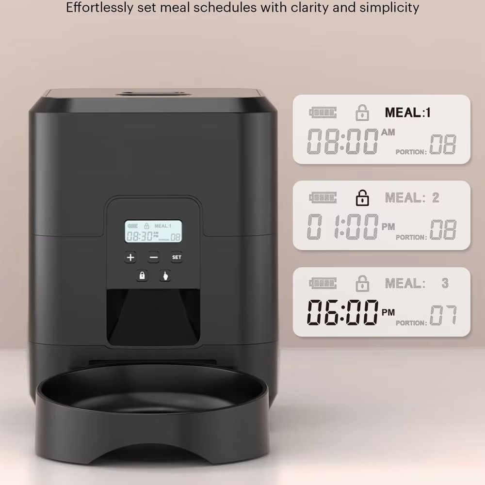 Smart Automatic Pet Feeder  Timed Cat  Dog Food Dispenser 2