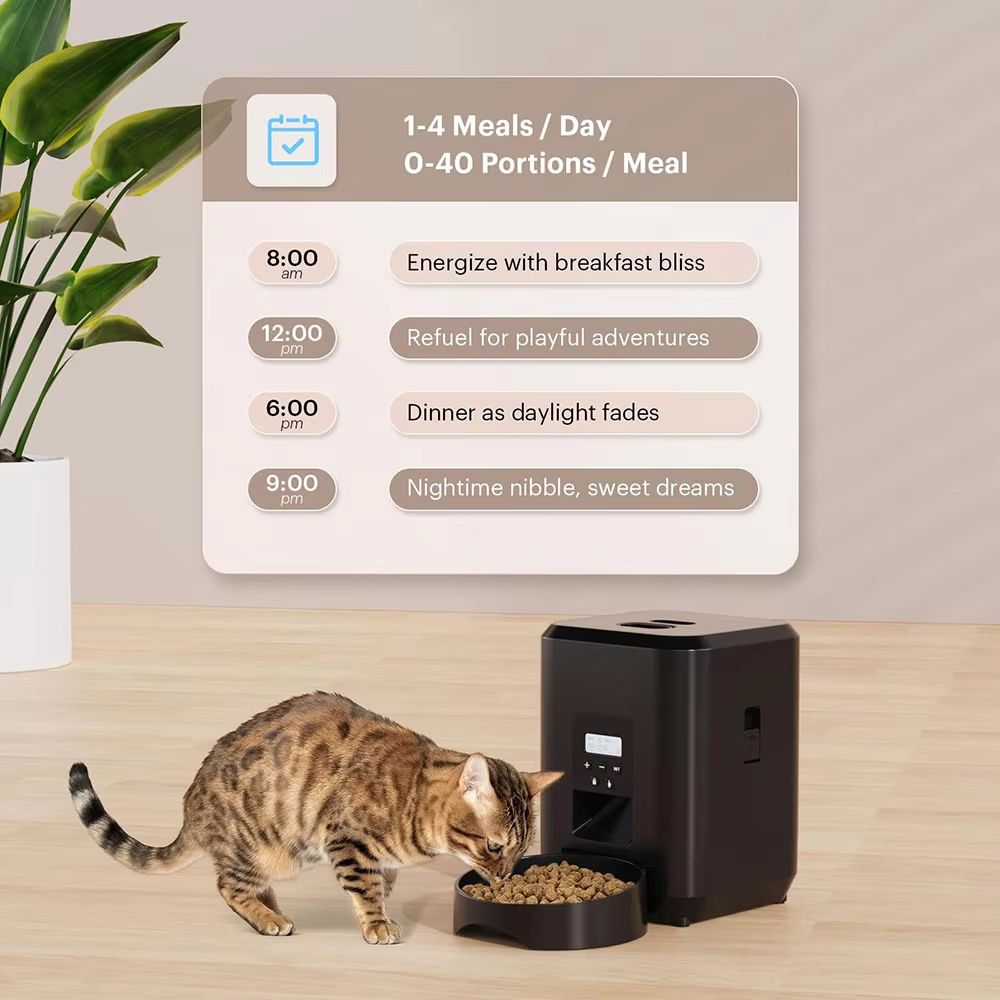 Smart Automatic Pet Feeder  Timed Cat  Dog Food Dispenser 3
