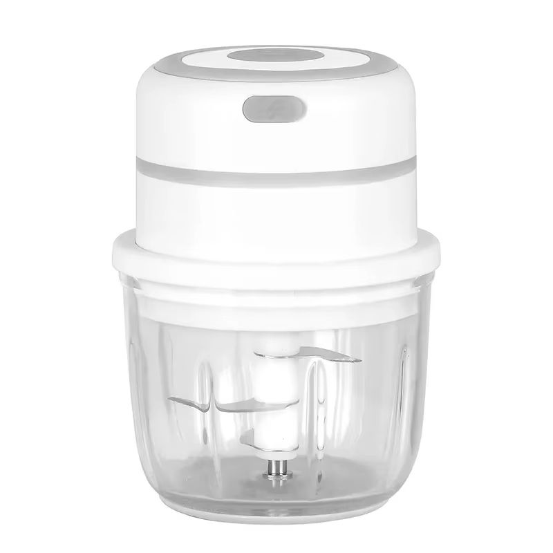 300ML Electric Garlic Chopper  USB Rechargeable Mini Food Processor 12