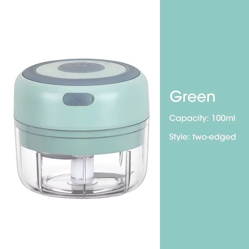 300ML Electric Garlic Chopper  USB Rechargeable Mini Food Processor 6