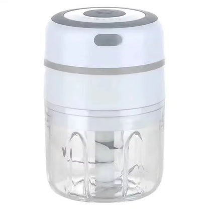300ML Electric Garlic Chopper  USB Rechargeable Mini Food Processor 18