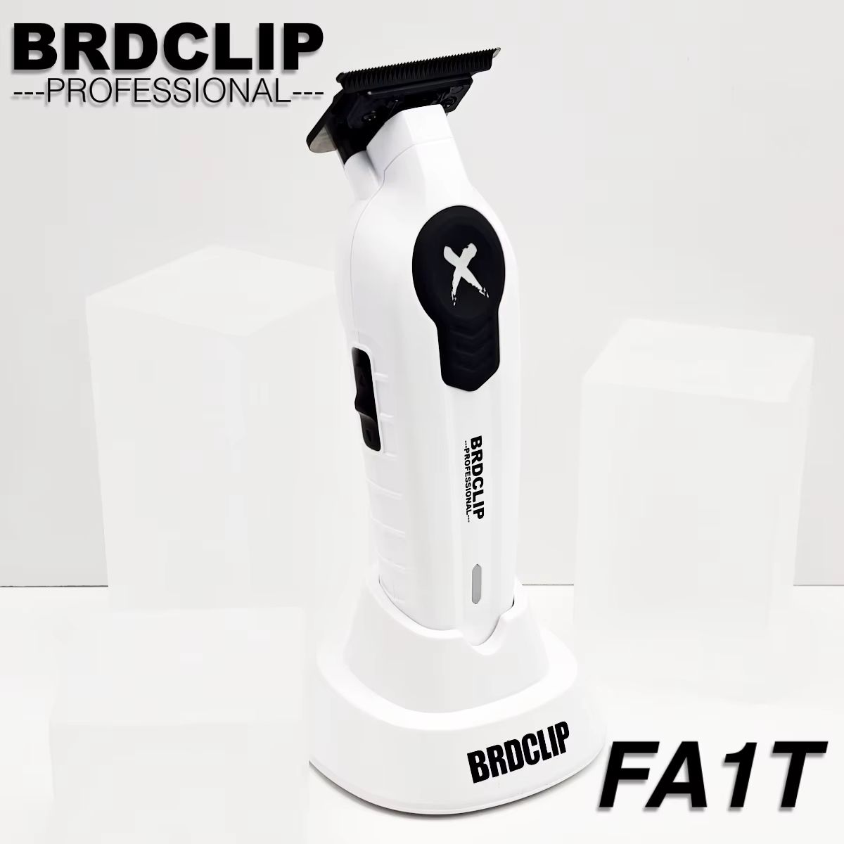 BRDCLIP X Series Professional Electric Hair Trimmer – 7700RPM DLC Blade Barber Tool