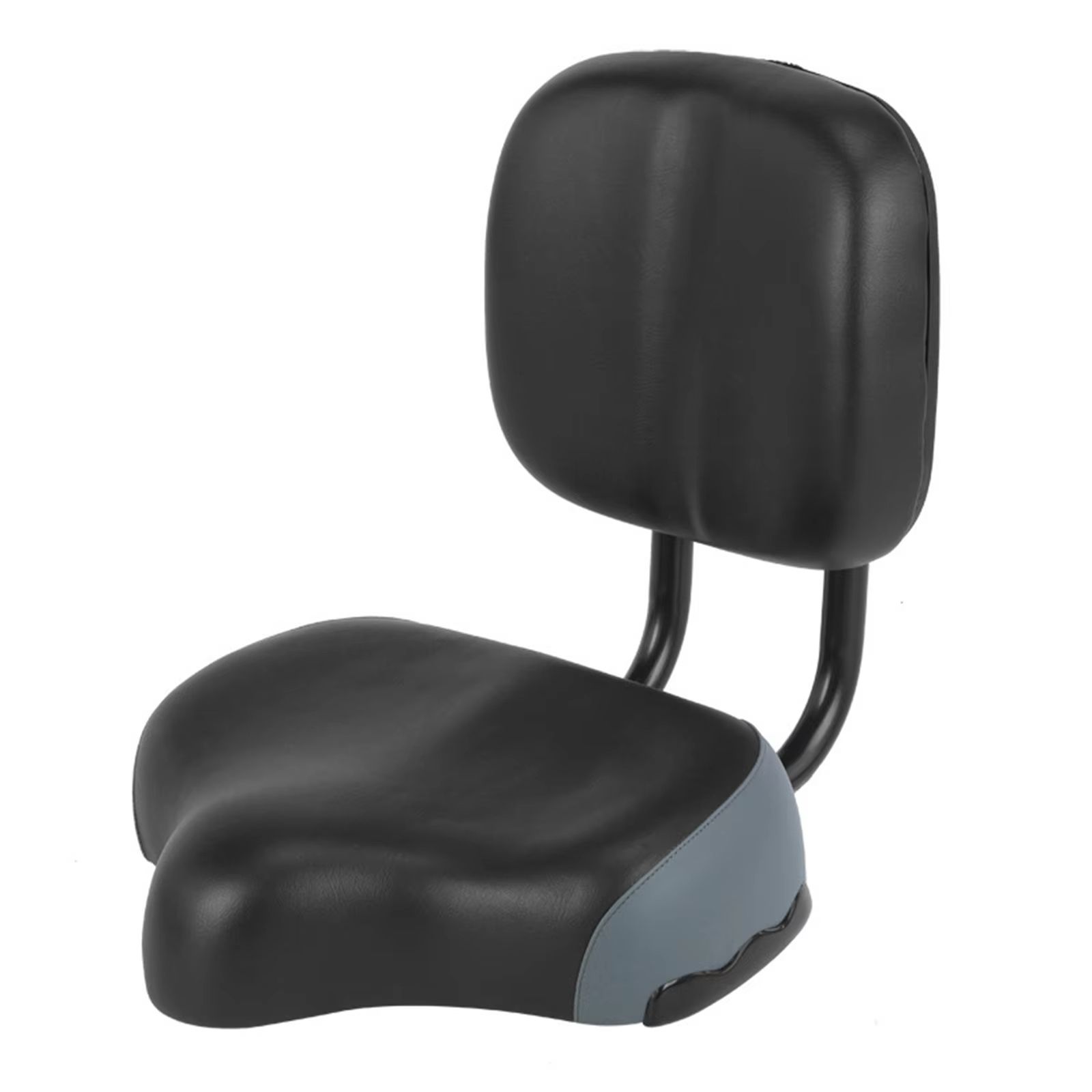 Comfort Wide Bike Seat With Backrest  Padded Bicycle Saddle For Men  Women 6