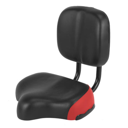 Comfort Wide Bike Seat With Backrest  Padded Bicycle Saddle For Men  Women 8