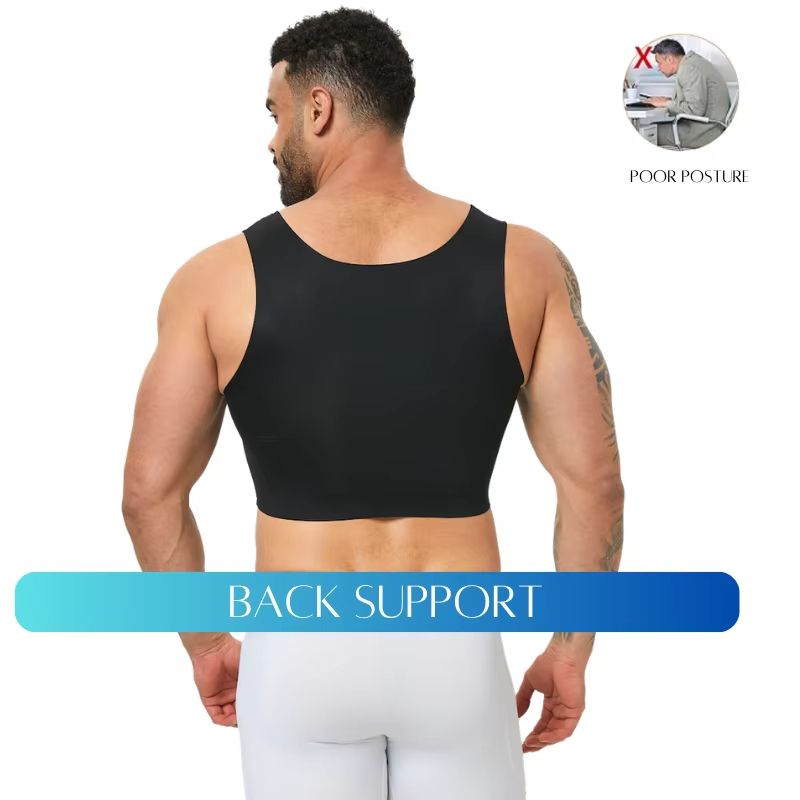 Mens Seamless Shaping Vest  Slim Fit Compression Undershirt For Comfort  Confidence 1