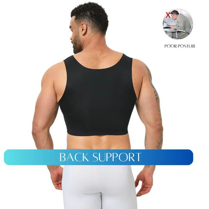 Mens Seamless Shaping Vest  Slim Fit Compression Undershirt For Comfort  Confidence 1