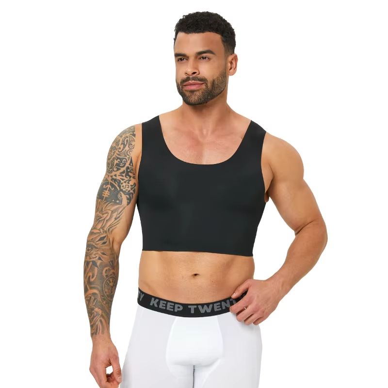 Mens Seamless Shaping Vest  Slim Fit Compression Undershirt For Comfort  Confidence 2