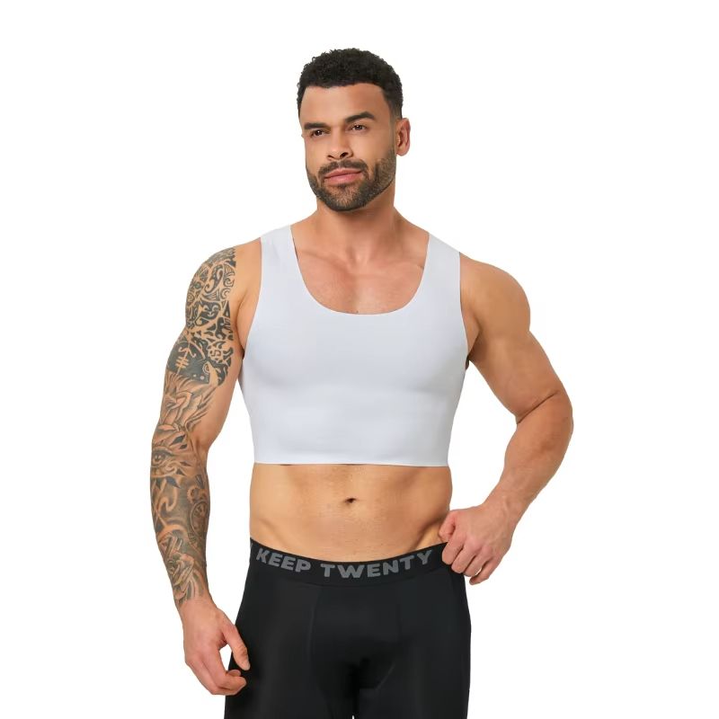 Mens Seamless Shaping Vest  Slim Fit Compression Undershirt For Comfort  Confidence 4
