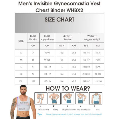 Mens Seamless Shaping Vest  Slim Fit Compression Undershirt For Comfort  Confidence 5