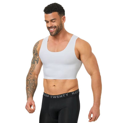 Mens Seamless Shaping Vest  Slim Fit Compression Undershirt For Comfort  Confidence 6