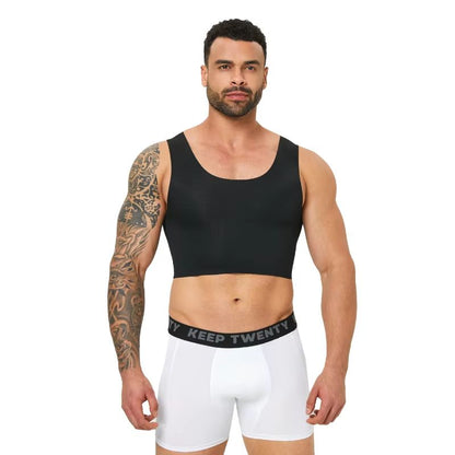 Mens Seamless Shaping Vest  Slim Fit Compression Undershirt For Comfort  Confidence 7