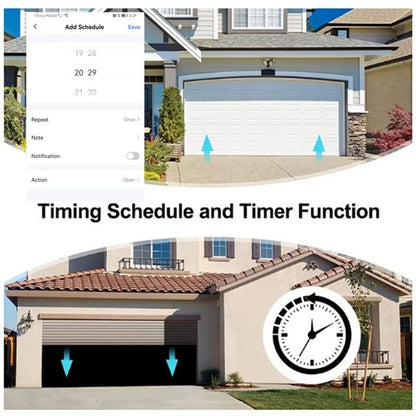Tuya Smart ZigBee Garage Door Opener With Sensor  App Alexa  Google Home Control 3