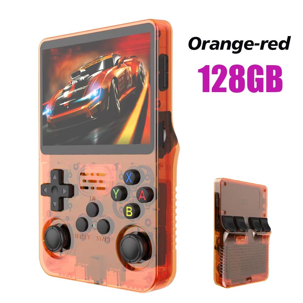 R36S Retro Handheld Game Console  128GB Linux System 35 IPS Screen Portable Pocket Video Player 15