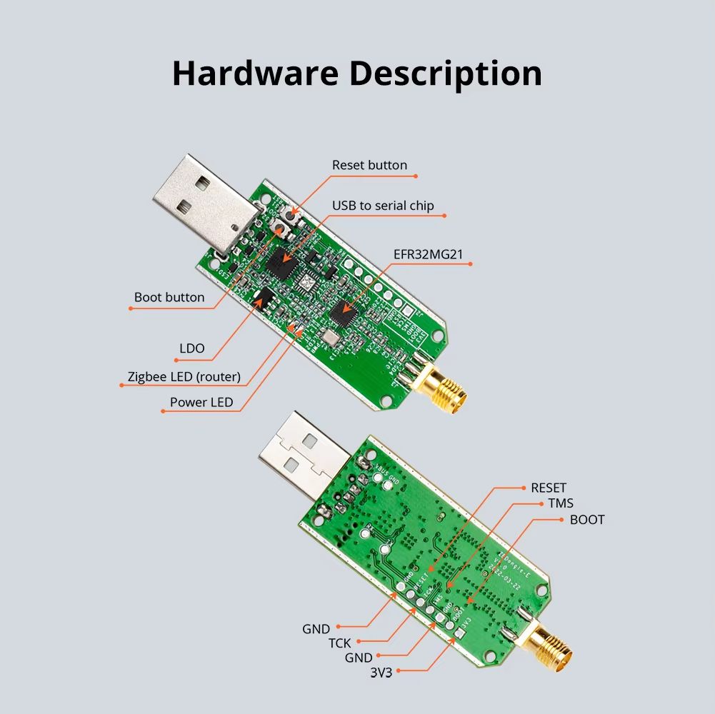 SONOFF Zigbee DongleE  USB 30 Universal Zigbee Gateway For ZHA  Zigbee2MQTT 4