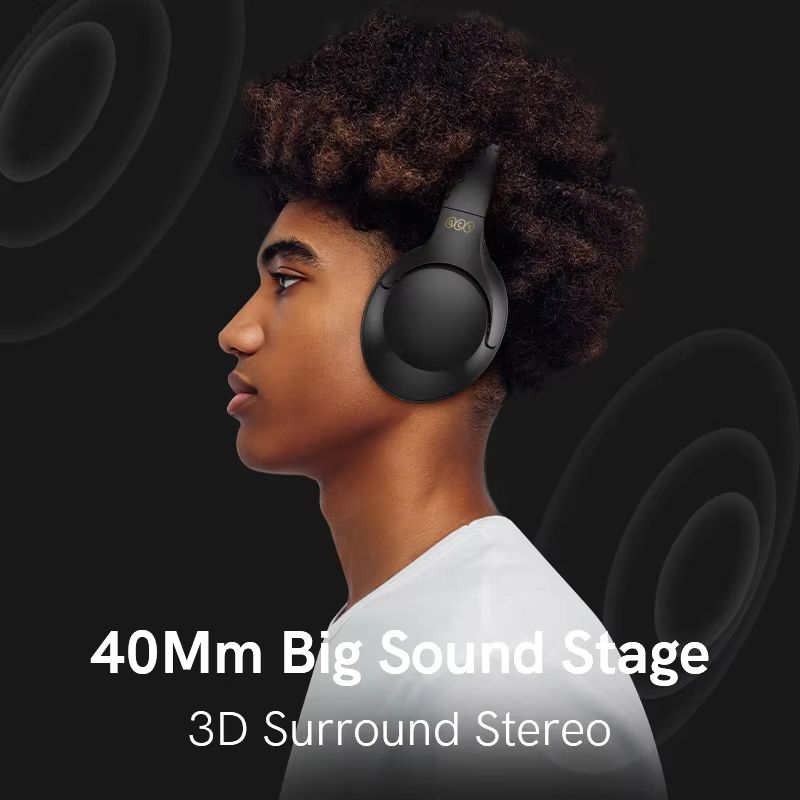 QCY H2 Pro Wireless Headphones  Bluetooth 53 HiFi Stereo Headset With Bass Mode  Dual Device Connec 2