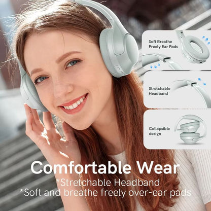 QCY H2 Pro Wireless Headphones  Bluetooth 53 HiFi Stereo Headset With Bass Mode  Dual Device Connec 4