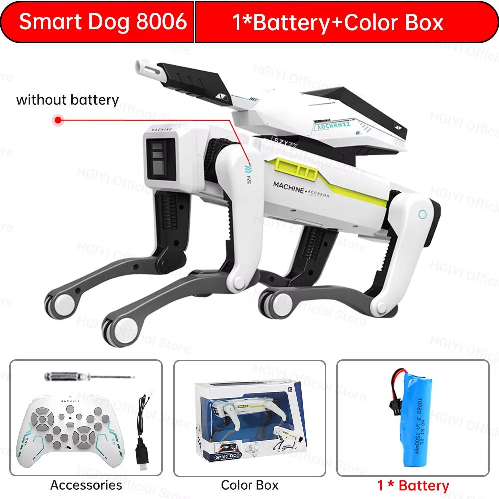 Teeggi Electric RC Robot Dog  Intelligent Remote Control Bionic Pet  Educational Smart Toy 7