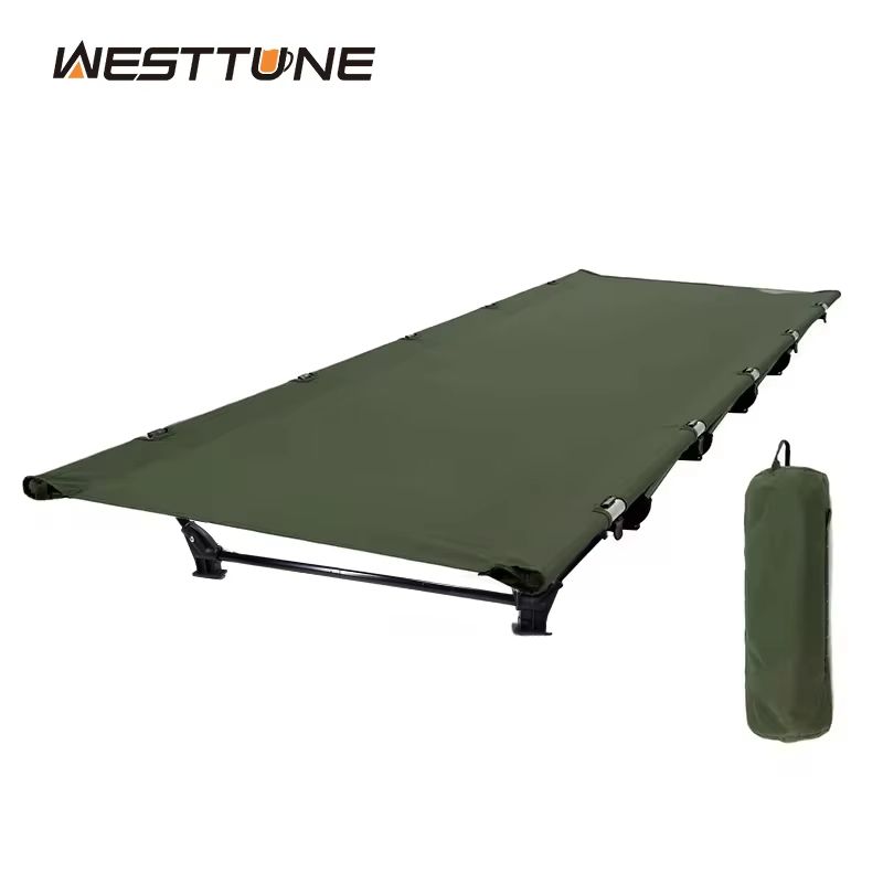 WESTTUNE Portable Camping Cot – Folding Ultralight Bed for Hiking, Travel & Outdoor Adventures
