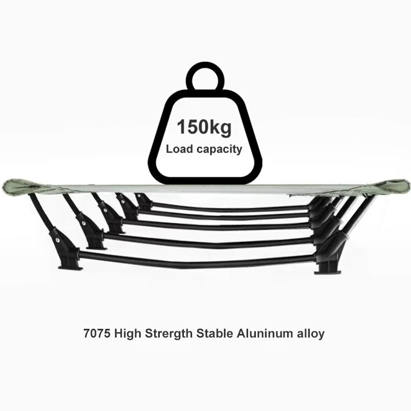 WESTTUNE Portable Camping Cot  Folding Ultralight Bed For Hiking Travel  Outdoor Adventures 1