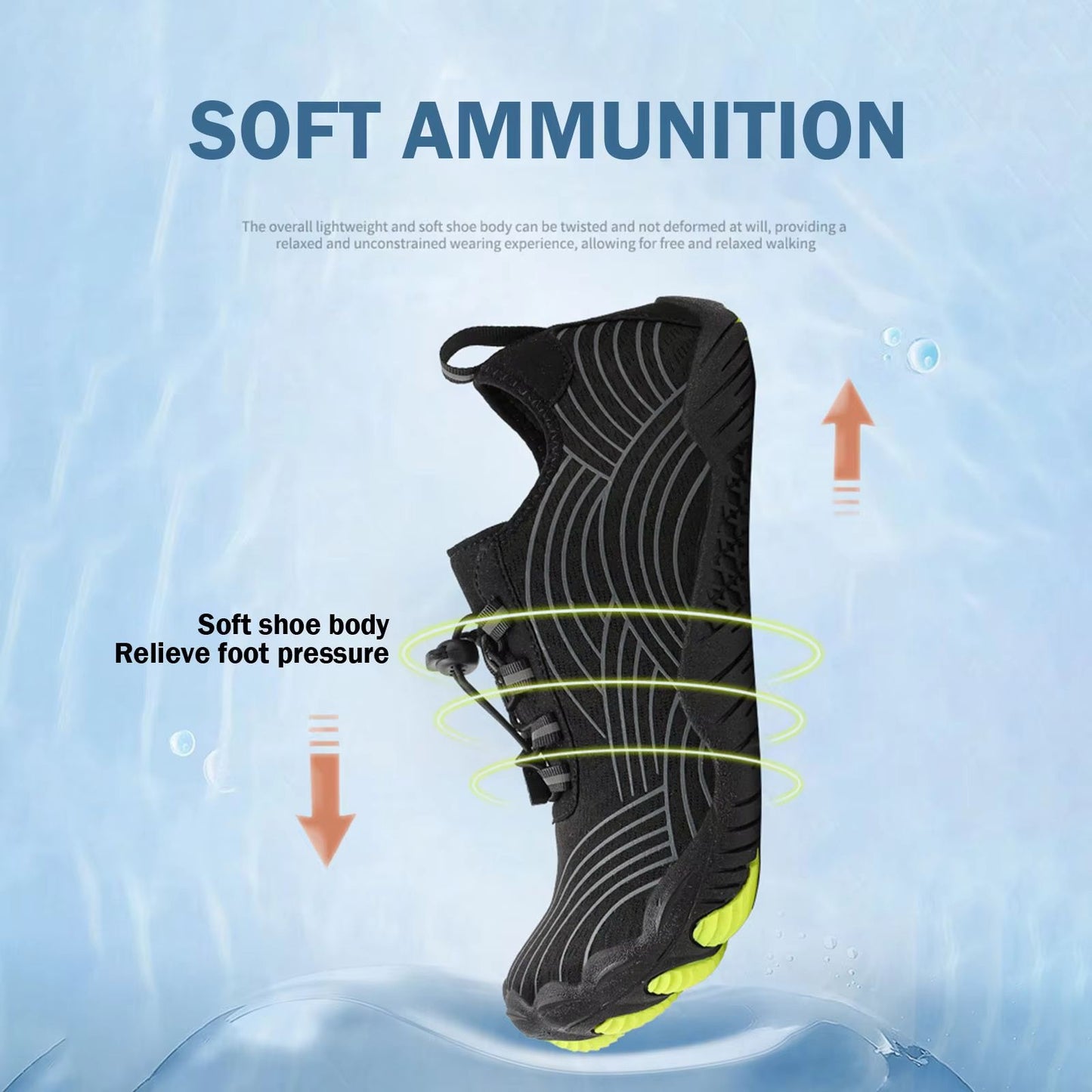 Amphibious Outdoor Water Shoes  NonSlip Swim Surf  Beach Shoes For Hiking Yoga  Fitness 2