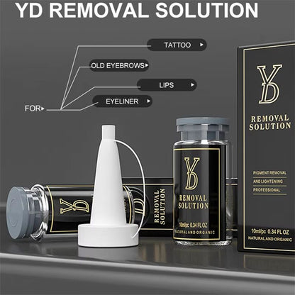 YD Tattoo Removal Solution  CE Certified 10ml Liquid For Fading Eyebrow Lip  Eyeliner Pigments 1