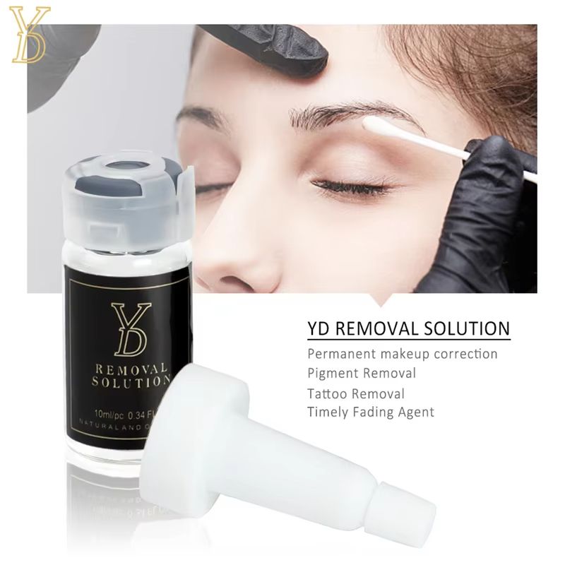 YD Tattoo Removal Solution  CE Certified 10ml Liquid For Fading Eyebrow Lip  Eyeliner Pigments 3