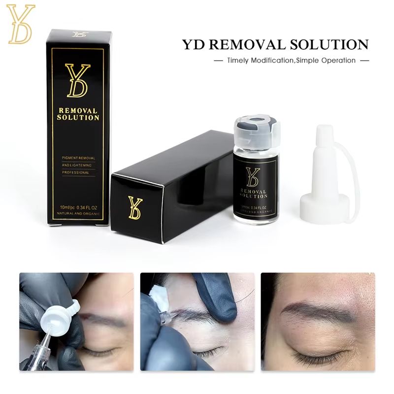 YD Tattoo Removal Solution  CE Certified 10ml Liquid For Fading Eyebrow Lip  Eyeliner Pigments 4