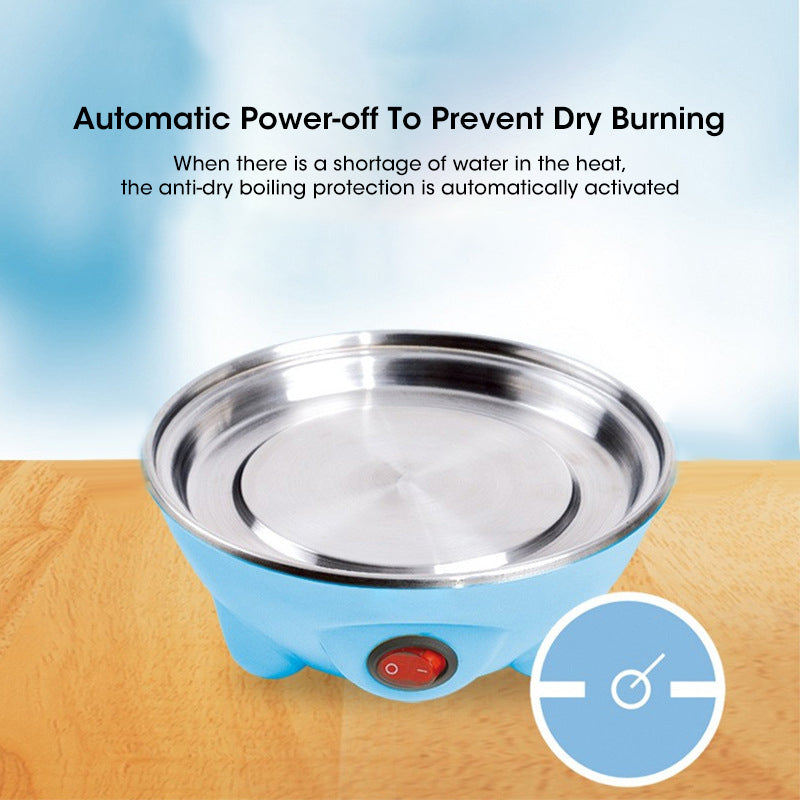 7-Egg Capacity Automatic Shut-Off Egg Cooker, Multi-Functional Boiled Egg Machine for Perfect Breakfasts