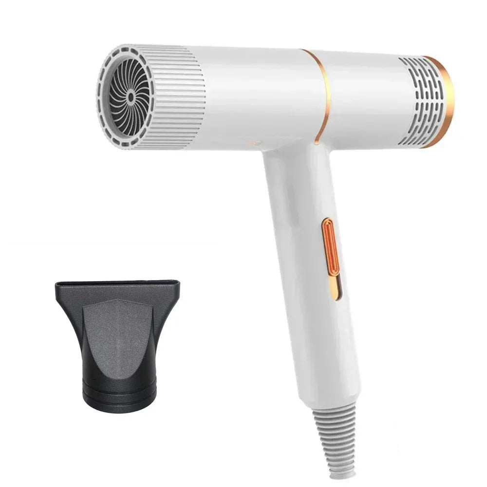 Professional Hair Dryer with Negative Ionic Technology, 1500W Strong Wind Salon Dryer with Hot Cold Air for Fast, Shiny
