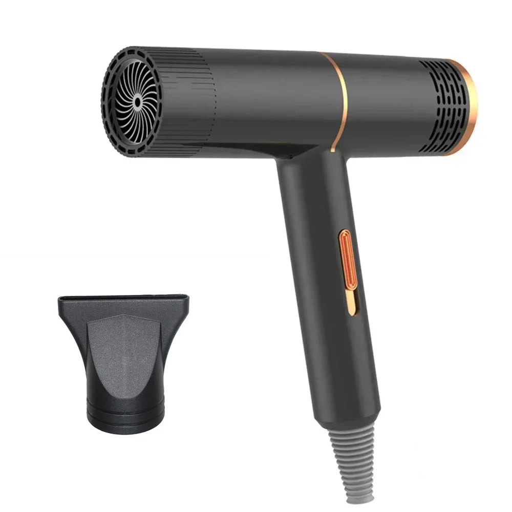 Professional Hair Dryer with Negative Ionic Technology, 1500W Strong Wind Salon Dryer with Hot Cold Air for Fast, Shiny