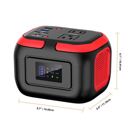 Portable Power Station  120W200W300W600W Solar Generator With AC Outlets For Camping RV  Home Backu 6