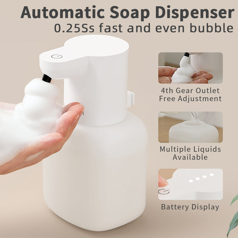 Smart Wall Mounted Automatic Soap Dispenser Liquid Foam Rechargeable Bathroom Hand Washing Machine  1