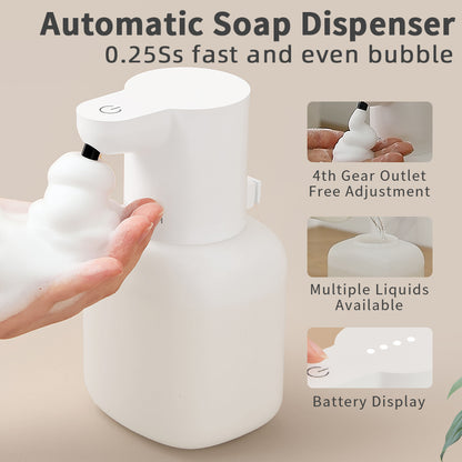 Smart Wall Mounted Automatic Soap Dispenser Liquid Foam Rechargeable Bathroom Hand Washing Machine  1